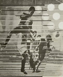 Futbolcu, 1926. by Eliezer Markowich Lissitzky