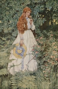 Saf Altın değil mi, Hanımım? (renkli taş) by Eleanor Fortescue Brickdale
