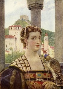 Kraliçe Kate (renkli taş) by Eleanor Fortescue Brickdale