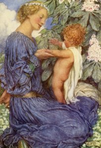 Birlikte Son Yolculuk (renkli taş) by Eleanor Fortescue-Brickdale