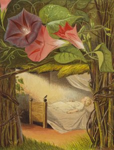 Güneş ışınları onu öpmek için içeri girdi (renkli taş) by Eleanor Fortescue Brickdale