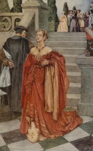 "Kalp bir Darbe çektiğinde" (renkli taş) by Eleanor Fortescue-Brickdale