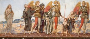 Yoksullara Önderlik Eden Melekler by Eleanor Fortescue Brickdale