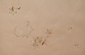Scatter, 2014 (kağıt üzerine kurşun kalem ve karışık teknik) by Eleanor Grafton