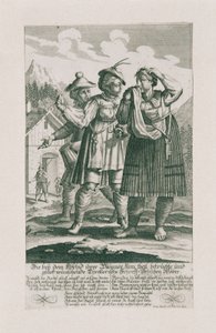 1703 Tirol Savunması: Tyrollerische Scharff-Schützen kadınları by Elias Baeck