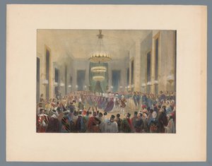 Pavane'nin dans edildiği balo salonu, 1845
