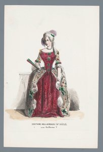 Hollanda kostümü. (18. yüzyıl). William V altında