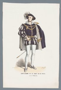 16. Yüzyılın Beyefendisi (Charles IX altında) (nesne üzerindeki başlık)
