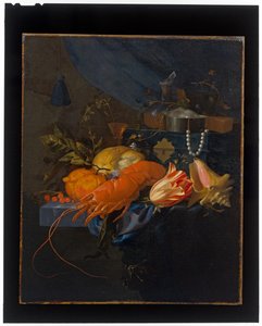 Istakozlu Natürmort by Elias van den Broeck