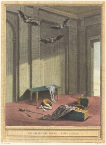 Les filles de Minnie (Benim Kızları) by Elie du Mesnil after Jean Baptiste Oudry