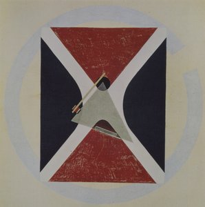 Proun 43, 1924 by Eliezer Markowich Lissitzky