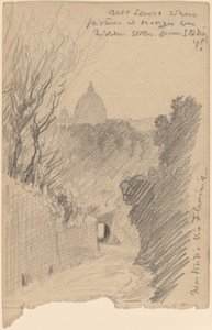 Arco Oscuro - Via Flaminia Üzerinde by Elihu Vedder