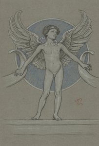 Kanatlı Çocuk + Bereket by Elihu Vedder