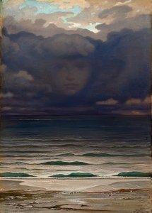Hafıza. 1870 by Elihu Vedder