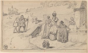 Baba ve oğul by Elihu Vedder