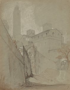 Orvieto, c. 1890. by Elihu Vedder