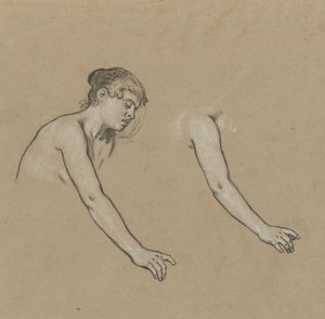 Kış Figürü Çalışmaları by Elihu Vedder