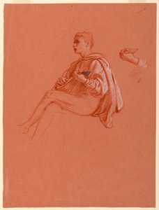 "Bir Floransalı Pikniği" Çalışması by Elihu Vedder