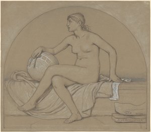 "Astronomi" Çalışması by Elihu Vedder
