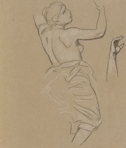 Sonbahar Figürü Çalışması by Elihu Vedder