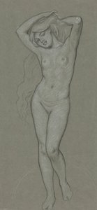 Venüs Figürü Çalışması by Elihu Vedder