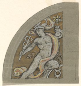 Merkür için Çalışma by Elihu Vedder
