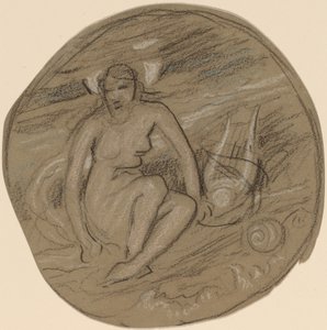 Müzik Çalışması, c. 1890. by Elihu Vedder