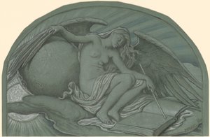 "Ay Tarafından Güneş Tutulması" Çalışması by Elihu Vedder