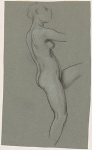 "Yıldızlarda Toplanan Kaderler" Çalışması by Elihu Vedder