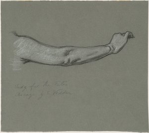 "Yıldızlarda Toplanan Kaderler" Çalışması by Elihu Vedder