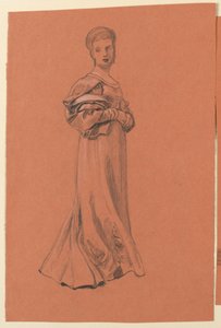 "Düğün Alayı" Çalışması by Elihu Vedder