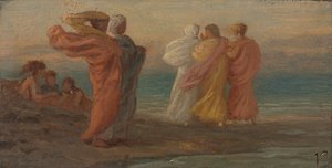 Müzik Partisi, c. 1875. by Elihu Vedder