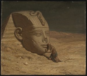 Sfenksin Sorgulayıcısı by Elihu Vedder