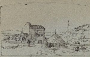 Toskana, c. 1858. by Elihu Vedder