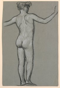 bir çeşme tasarımı için şekil çalışması by Elihu Vedder