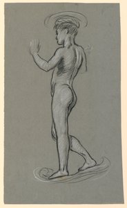 bir çeşme tasarımı için şekil çalışması by Elihu Vedder