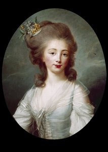 Cluzel Kontesi (Marie-Thérèse Antoinette de Cluzel) by Elisabeth Louise Vigee Lebrun