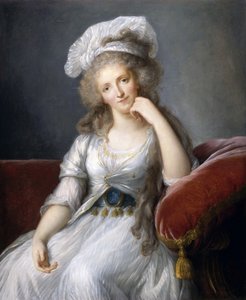 Louise Marie Adelaide de Bourbon-Penthièvre, Orleans Düşesi by Elisabeth Louise Vigee Lebrun