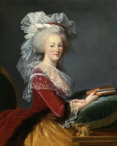 Bir kitapla Marie Antoinette. by Elisabeth Louise Vigee Lebrun