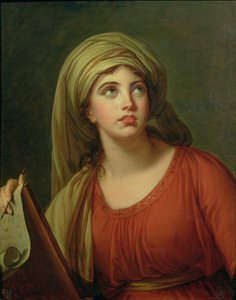 Emma Hart'ın portresi (c.1765-1815), daha sonra Lady Hamilton, bir Sibyl olarak, c.1792