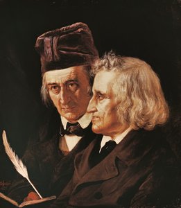 Jacob ve Wilhelm Grimm kardeşlerin portresi