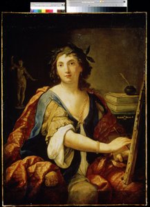 Resim alegorisi, otoportre, 1658