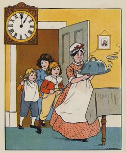 Akşam yemeği zamanı (renkli taş) by Elise H. Stewart