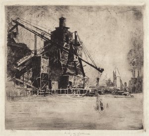 Otto Kola ve Kömür Vinç by Elisha Kent Kane Wetherill
