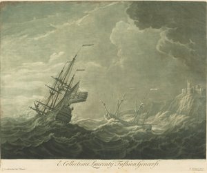 Lawrence Fashion Koleksiyonundan Nakliye Sahnesi by Elisha Kirkall after Willem van de Velde the Younger