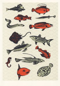 Turuncu Japon Balığı, 2015 (ekran baskısı) by Eliza Southwood