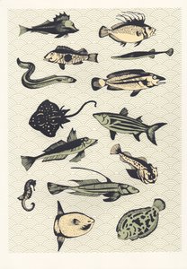 Sarı Japon Balığı, 2016 (ekran baskısı) by Eliza Southwood