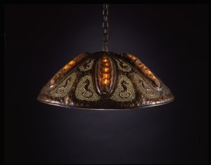 Avize, c.1910 (bakır ve chiton kabuğu) by Elizabeth Eaton Burton