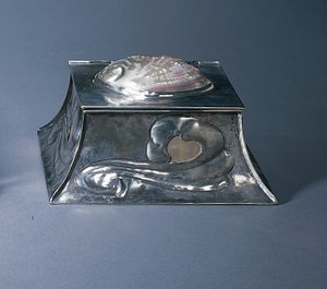Inkwell (gümüş bakır ve sedef) by Elizabeth Eaton Burton