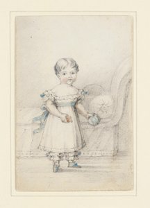 Bir top ile Prenses Victoria, 1822 by Elizabeth Keith Heathcote